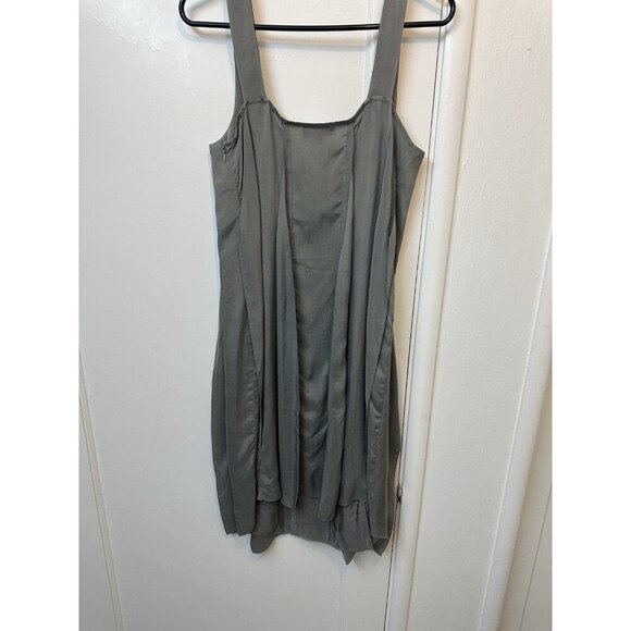 Sachin + Babi For Ankasa Grey Cocktail Dress Sz 6 Avant Garde Knee Length Midi - Picture 5 of 6